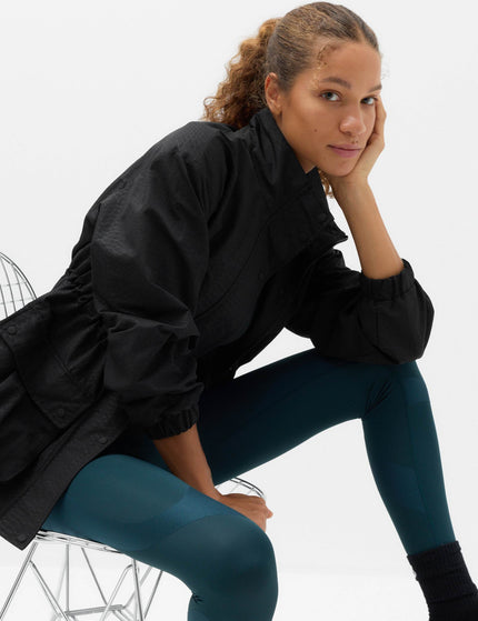 Goodmove Stormwear Textured Funnel Neck Utility Jacket - Blackimages5- The Sports Edit