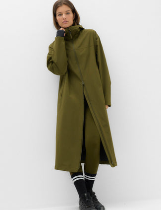 Stormwear Ultra Waterproof Pleat Back Parka - Dark Khaki