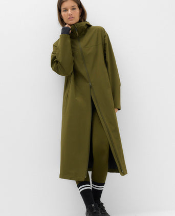 Stormwear Ultra Waterproof Pleat Back Parka - Dark Khaki
