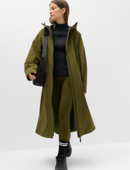 Goodmove Stormwear Ultra Waterproof Pleat Back Parka - Dark Khakiimages6- The Sports Edit