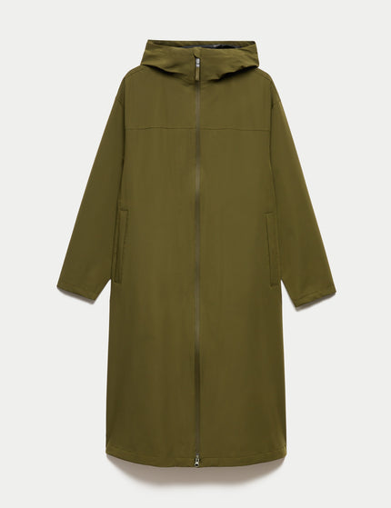 Goodmove Stormwear Ultra Waterproof Pleat Back Parka - Dark Khakiimages7- The Sports Edit