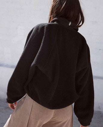 Hit The Slopes Fleece Jacket - Black