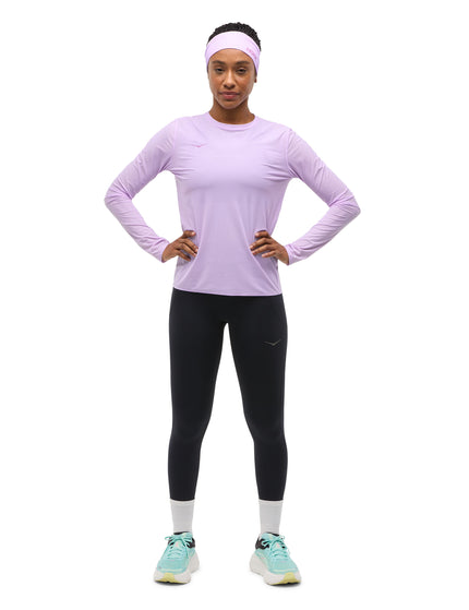 HOKA Airolite Run Long Sleeve - Aster Flowerimages4- The Sports Edit