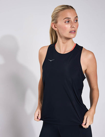 HOKA Airolite Run Tank - Blackimages1- The Sports Edit