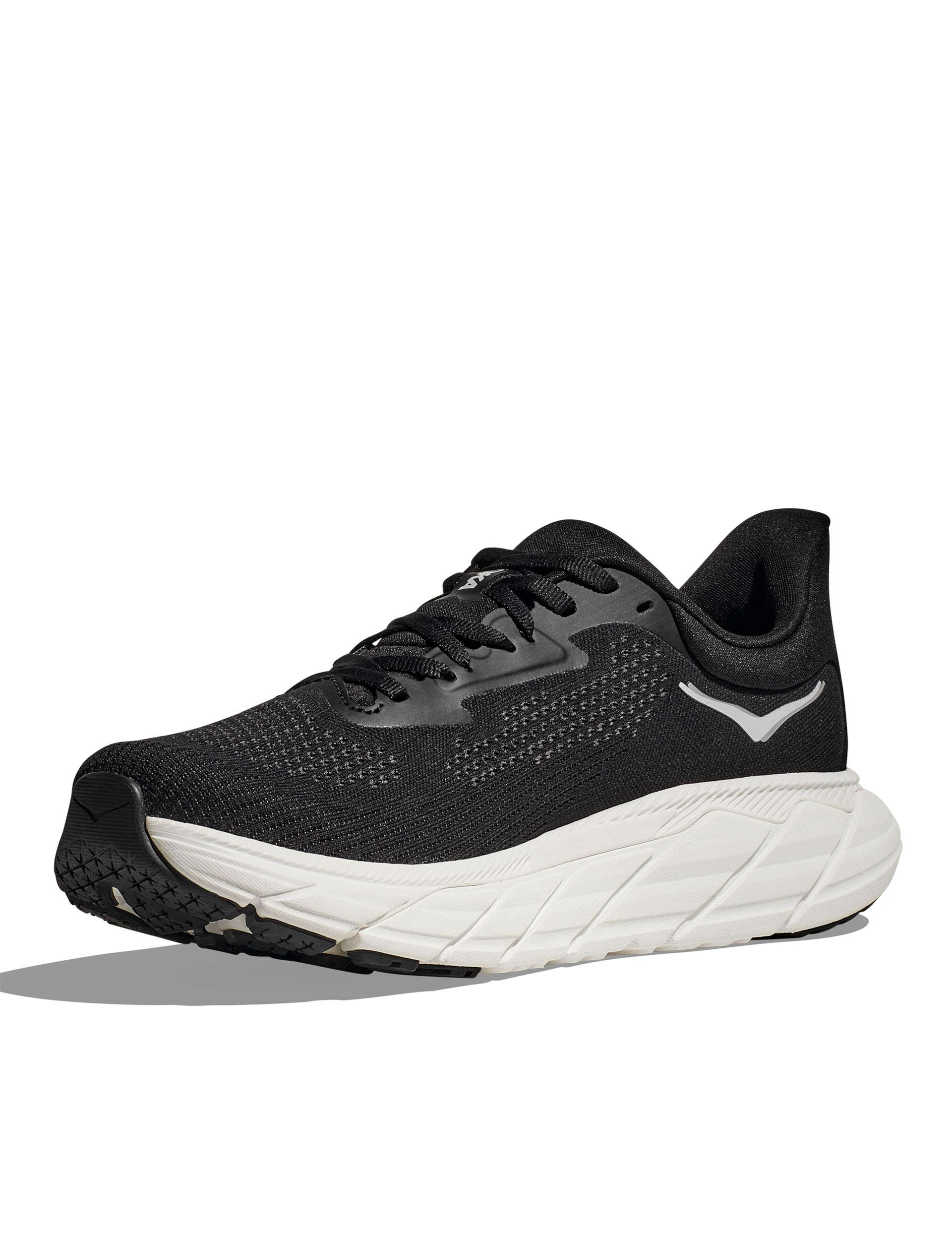HOKA Arahi Shoes Black/White The Sports Edit - Main Image
