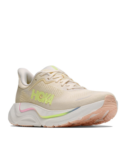 HOKA Arahi 9 - Vintage Yellow/Alabasterimages2- The Sports Edit