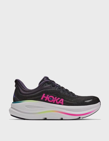 HOKA Bondi 9 - Black/Neon Dragonfruitimages1- The Sports Edit