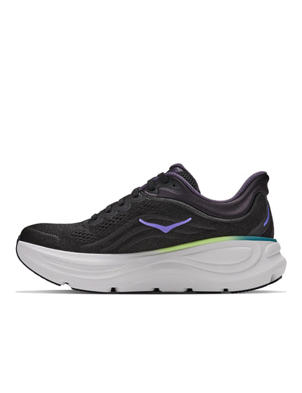 HOKA Bondi 9 - Black/Neon Dragonfruitimages4- The Sports Edit
