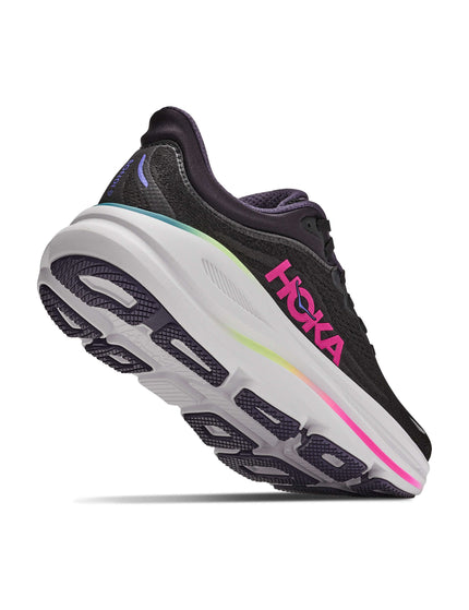HOKA Bondi 9 - Black/Neon Dragonfruitimages5- The Sports Edit