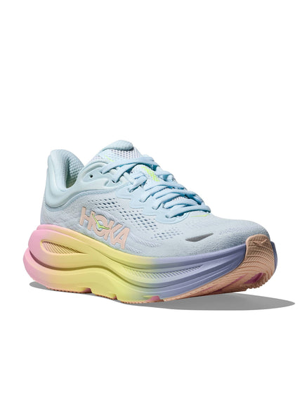 HOKA Bondi 9 - Glimmering Blue/Overcastimages2- The Sports Edit
