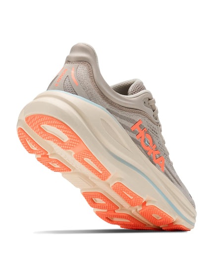 HOKA Bondi 9 - River Rock Grey/Mineral Oreimages5- The Sports Edit