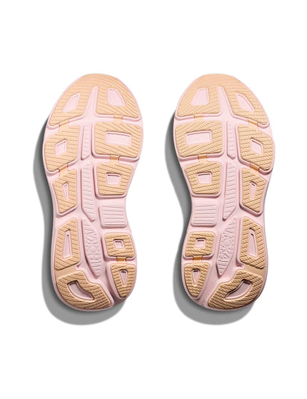 HOKA Bondi 9 - Lilac Cream/Tangerine Glowimages7- The Sports Edit
