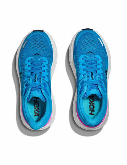 HOKA Bondi 9 - Skyward Blue/Neon Fuchsiaimages7- The Sports Edit