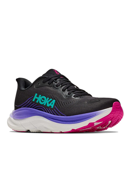 HOKA Clifton 11 - Black/Neon Nebulaimages2- The Sports Edit