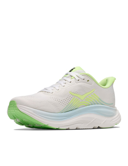 HOKA Clifton 11 - Frost/Neon Yuzuimages3- The Sports Edit