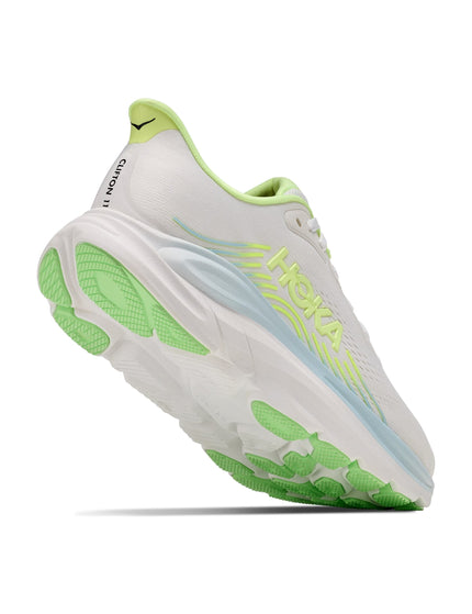 HOKA Clifton 11 - Frost/Neon Yuzuimages5- The Sports Edit