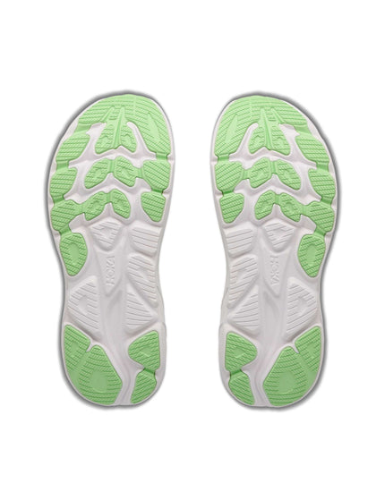 HOKA Clifton 11 - Frost/Neon Yuzuimages7- The Sports Edit