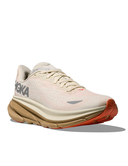 HOKA Clifton 9 Gore-Tex - Eggshell/Khakiimages2- The Sports Edit