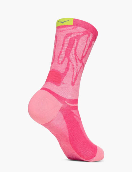 HOKA Clifton Crew Run Sock - Electric Roseimages3- The Sports Edit