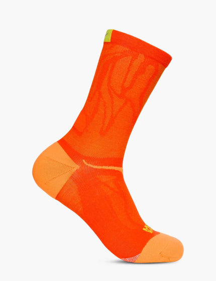 HOKA Clifton Crew Run Sock - Lavaimages1- The Sports Edit
