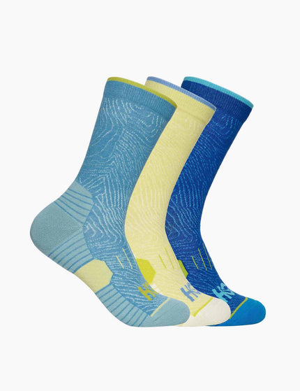 HOKA Crew Run Sock 3-Pack - Alpine Blue/Cardamon/Ultramarineimages1- The Sports Edit