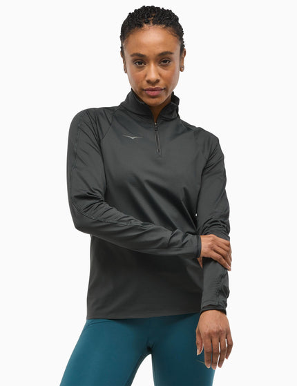 HOKA GlideTech Quarter Zip - Blackimages1- The Sports Edit