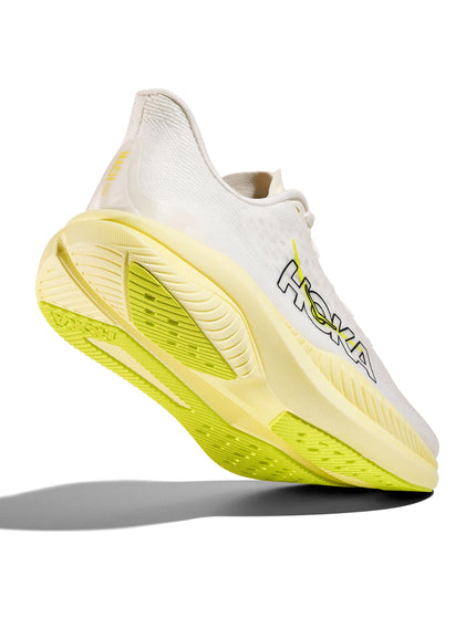 HOKA Mach 6 - White/Neon Hoka Citrusimages5- The Sports Edit