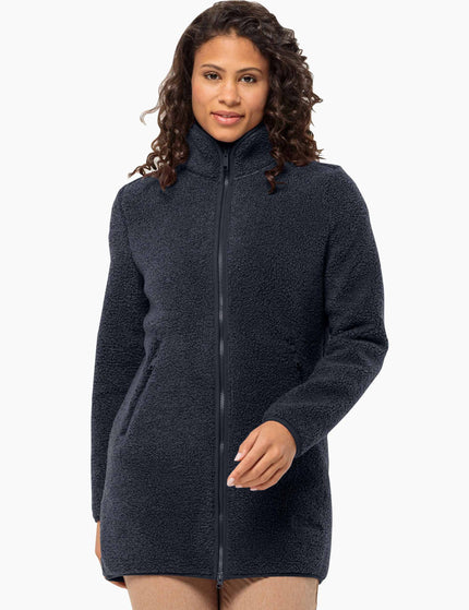 Jack Wolfskin High Curl Coat - Night Blueimages1- The Sports Edit