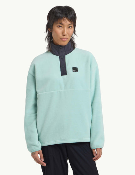 Jack Wolfskin Sumetro Half Zip Fleece - Soft Jadeimages1- The Sports Edit