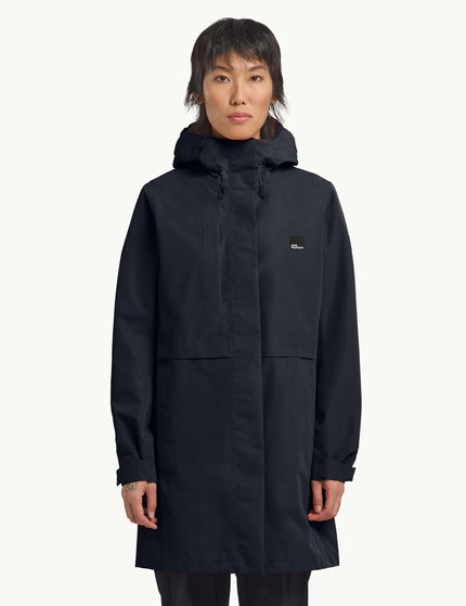 Jack Wolfskin Terraview 2 Layer Coat - Dark Navyimages1- The Sports Edit