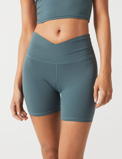 Lilybod Addison Cloud-Core Wrap Short - Steel Tealimages1- The Sports Edit