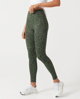 Becca Legging - Green Leopard