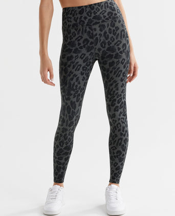 Becca Legging - Grey Leopard