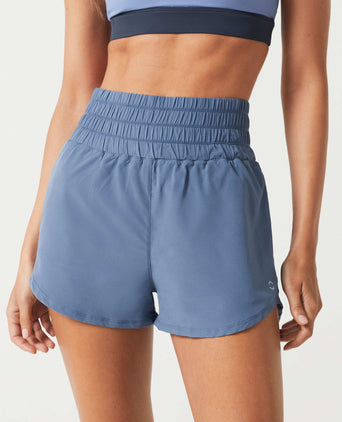 Bronte Running Short - Cool Blue