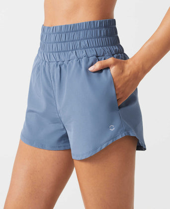 Bronte Running Short - Cool Blue