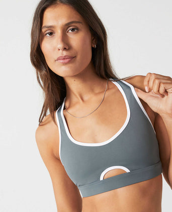 Clare Sports Bra - Steel Teal
