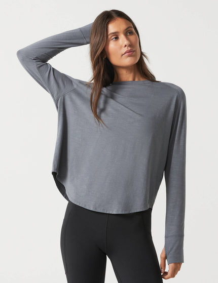 Lilybod Clare Vintage Washed Slub - Steel Tealimages1- The Sports Edit
