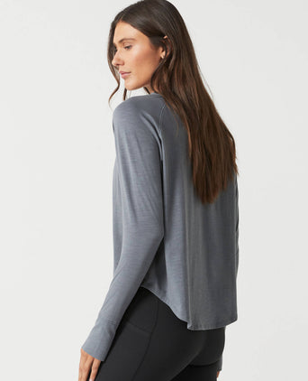 Clare Vintage Washed Slub - Steel Teal