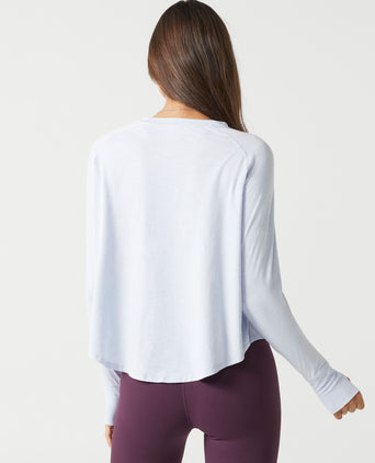 Clare Vintage Washed Slub - White