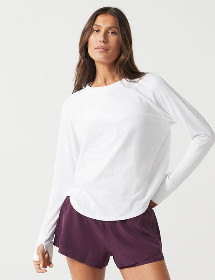 Lilybod Clare Vintage Washed Slub - Whiteimages4- The Sports Edit