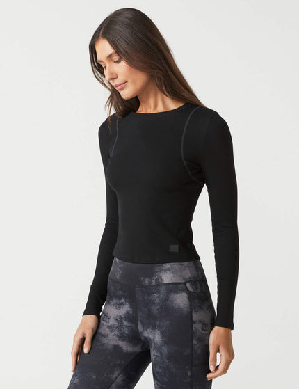Faro Long Sleeve Tech Tee - Black