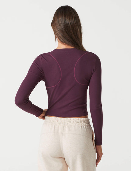Lilybod Faro Long Sleeve Tech Tee - Ox Plumimages4- The Sports Edit