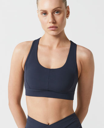 Frankie Cloud-Core Sports Bra - Navy Blue