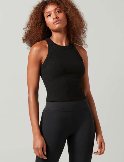 Lilybod Harmony Ribbed Tank - Blackimages1- The Sports Edit