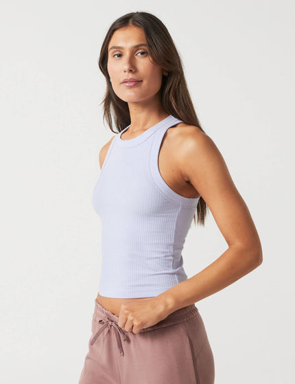Lilybod Harmony Ribbed Tank - Vapour Blueimages4- The Sports Edit