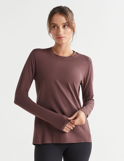 Lilybod Kendall Long Sleeve Top - Burgundyimages1- The Sports Edit