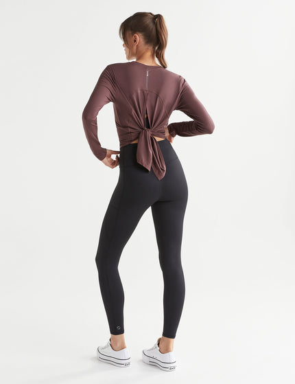 Lilybod Kendall Long Sleeve Top - Burgundyimages8- The Sports Edit