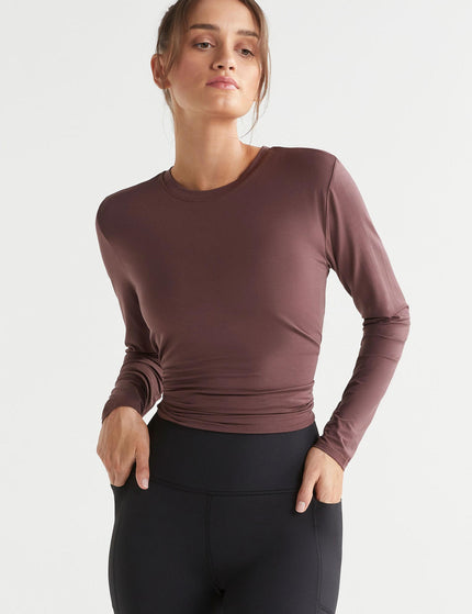 Lilybod Kendall Long Sleeve Top - Burgundyimages5- The Sports Edit