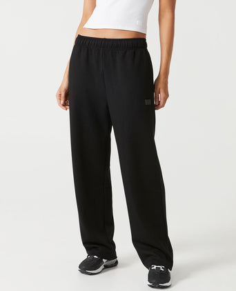 Kyoto Wide Leg Jogger - Black