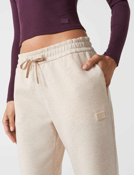 Lilybod Kyoto Wide Leg Jogger - Oatmeal Marlimages4- The Sports Edit